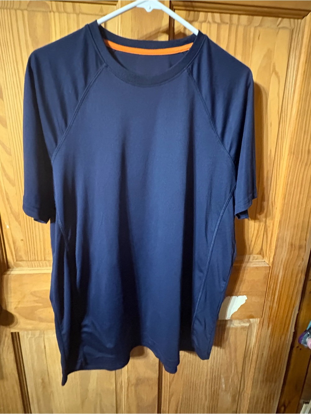 Men's Navy Short-Sleeve Performance Shirt